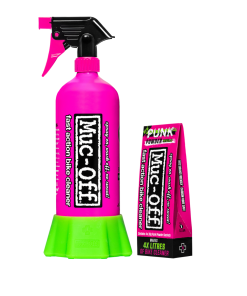 Muc-Off Punk Powder Bike Cleaner (4 Pack) + Bottle for Life אבקה לניקוי אופניים