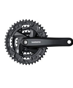 Shimano (M371) 9 Spd Square Crankset w/o Chain Guard