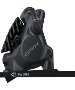 Shimano (RX410) GRX Hydraulic Disc Brake Front Flat Mount w/Bracket w/L05A Resin Pad