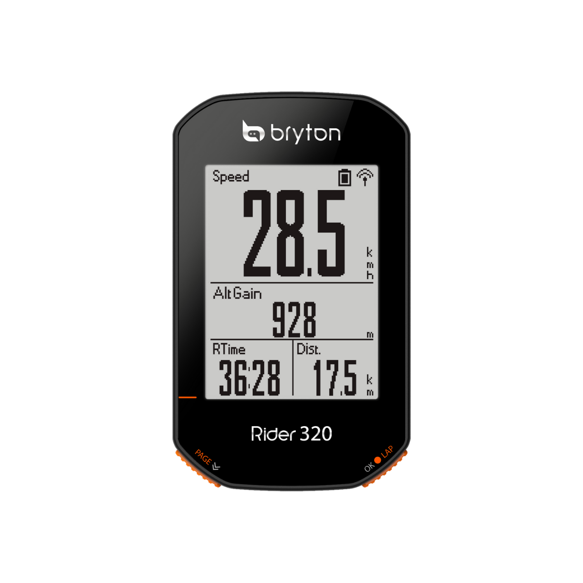 Bryton Rider 320 T מחשבון רכיבה לאופניים