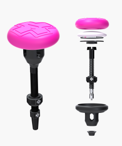 התקן איירטאג לונטיל Muc-Off Stealth Tubeless Tag Holder & 44mm Valve Kit
