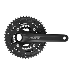 Shimano (4060) Alivio 9 Spd Crankset (2 Pc) W/O BB Parts